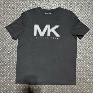 Michael Kors Shirt Graphic Tee Black Crewneck Logo Spell Out Casual Mens Large